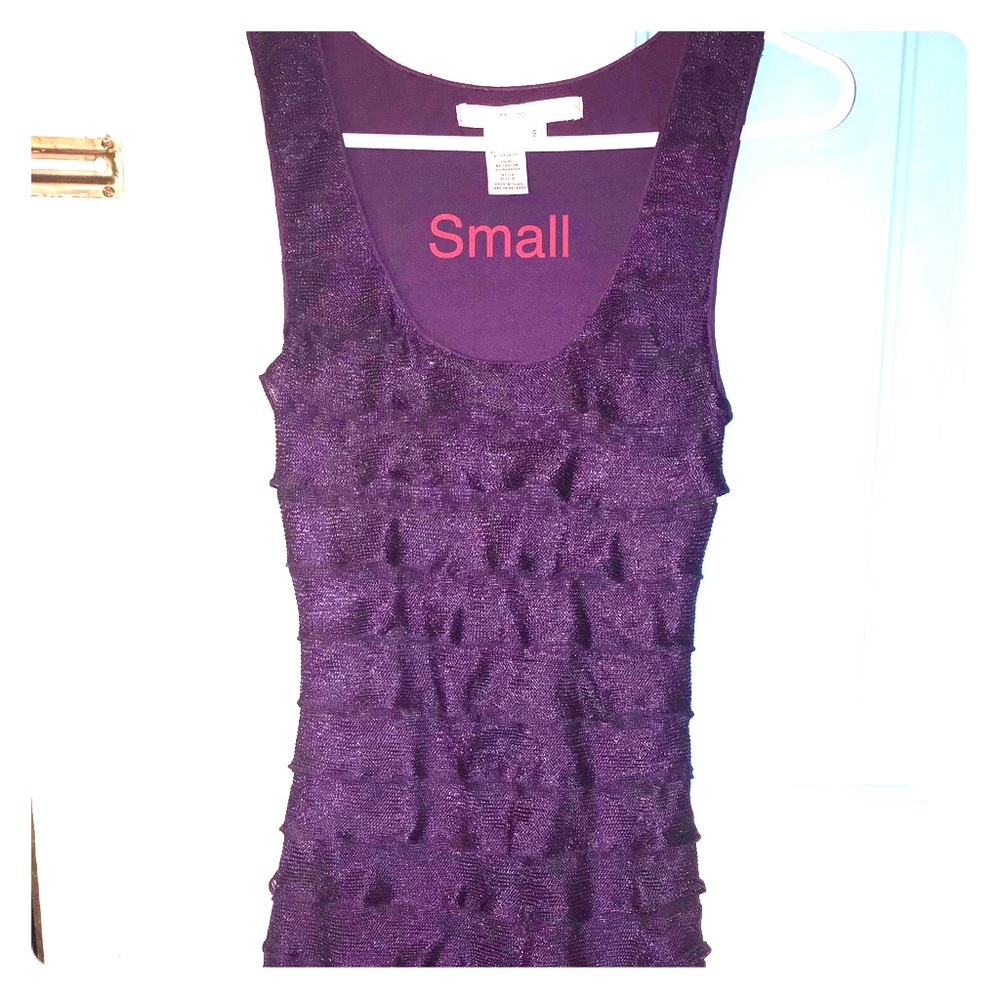 Short purple dress